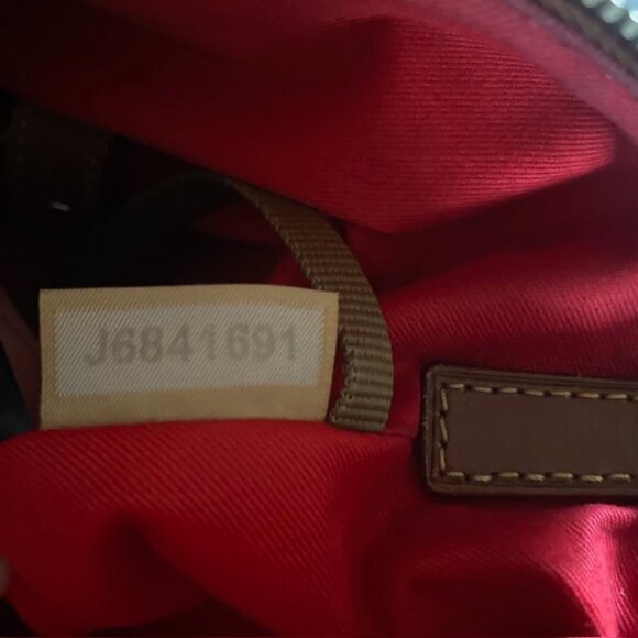 Dooney & Bourke Bristol Caramel Pebbled Leather Satchel - Picture 10 of 11